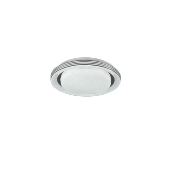 Trio Atria fehér-króm LED mennyezeti lámpa (TRI-R67042800) LED 1 izzós IP20