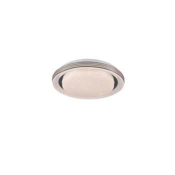 Trio Atria fehér-króm LED mennyezeti lámpa (TRI-R67042800) LED 1 izzós IP20