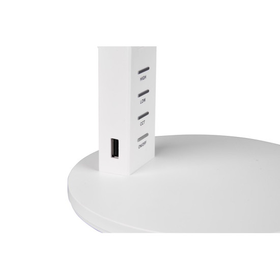 Trio Ava fehér LED asztali lámpa (TRI-523090131) LED 1 izzós IP20