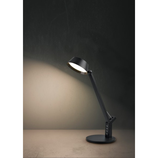 Trio Ava fekete LED asztali lámpa (TRI-523090132) LED 1 izzós IP20