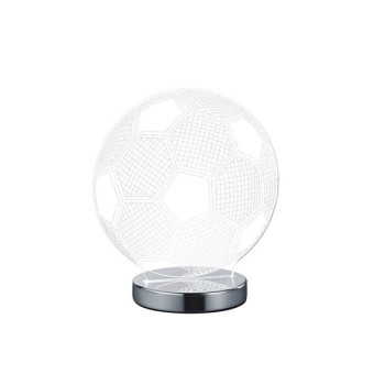 Trio Ball króm-átlátszó gyerek LED asztali lámpa (TRI-R52471106) LED 1 izzós IP20