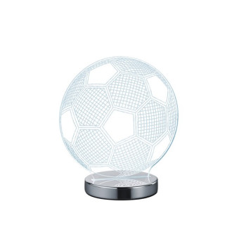Trio Ball króm-átlátszó gyerek LED asztali lámpa (TRI-R52471106) LED 1 izzós IP20