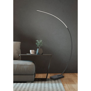 Trio Bangkok fekete LED állólámpa (TRI-426511832) LED 1 izzós IP20