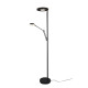 Trio Barrie fekete LED állólámpa (TRI-424210332) LED 2 izzós IP20
