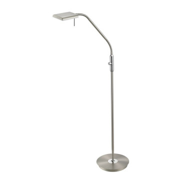 Trio Bergamo matt nikkel LED állólámpa (TRI-420910107) LED 1 izzós IP20