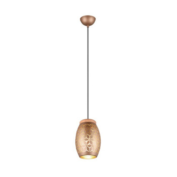 Trio Bidar barna-natúr függesztett lámpa (TRI-R31571065) E27 1 izzós IP20