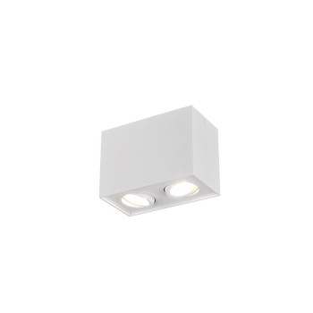 Trio Biscuit fehér mennyezeti spotlámpa (TRI-613000231) GU10 2 izzós IP20