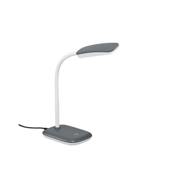 Trio Boa fehér-titán LED asztali lámpa (TRI-R52431187) LED 1 izzós IP20