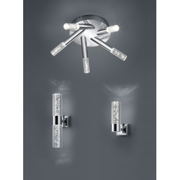 Trio Bolsa króm-átlátszó fürdőszobai LED falikar (TRI-282410106) LED 1 izzós IP44
