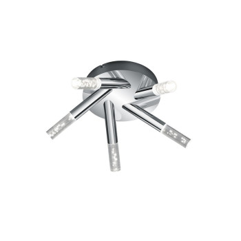 Trio Bolsa króm-átlátszó fürdőszobai LED falikar (TRI-682410506) LED 5 izzós IP44