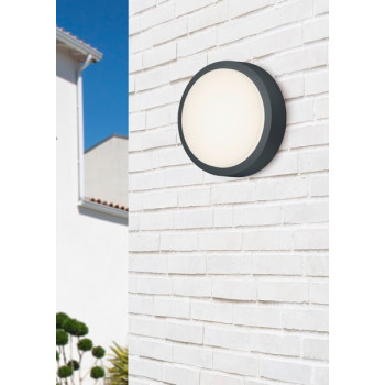 Trio Breg anracit-fehér LED kültéri fali/mennyezeti lámpa lámpa (TRI-227260142) LED 1 izzós IP54