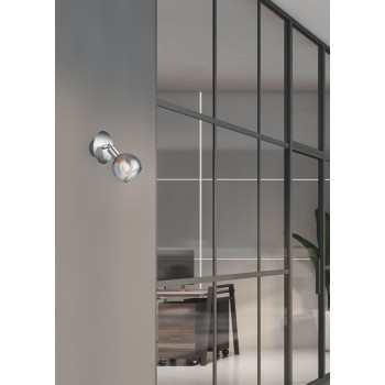 Trio Brest króm-füstszínű fali spotlámpa (TRI-R80591006) E14 1 izzós IP20