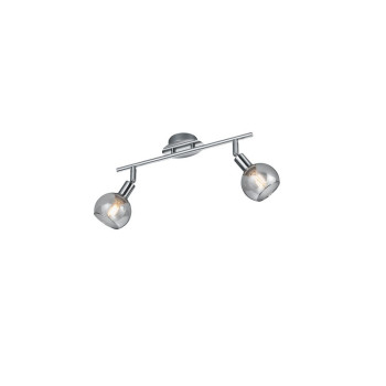 Trio Brest króm-füstszínű mennyezeti spotlámpa (TRI-R80592006) E14 2 izzós IP20