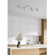 Trio Brest króm-füstszínű mennyezeti spotlámpa (TRI-R80594006) E14 4 izzós IP20