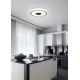 Trio Bunda fehér-fekete LED mennyezeti lámpa (TRI-R64361132) LED 1 izzós IP20