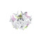 Trio Butterfly színes-fehér gyerek mennyezeti lámpa (TRI-R60213017) G9 3 izzós IP20