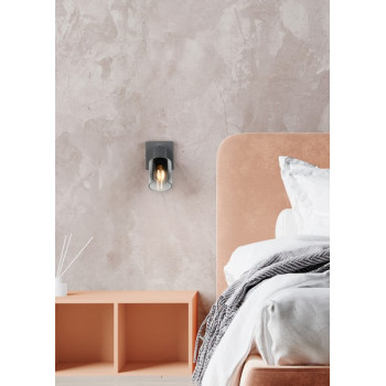 Trio Cadiz antracit-füstszínű fali spotlámpa (TRI-R81781042) E14 1 izzós IP20