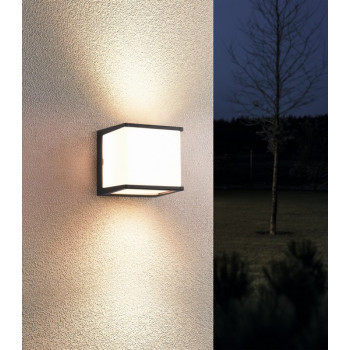 Trio Calera fekete-fehér LED kültéri falikar (TRI-R27446132) LED 1 izzós IP54
