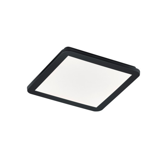 Trio Camillus fekete fürdőszobai LED mennyezeti lámpa (TRI-R62931832) LED 1 izzós IP44