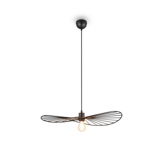 Trio Chapeau fekete függesztett lámpa (TRI-R31451032) E27 1 izzós IP20