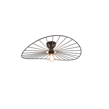 Trio Chapeau fekete mennyezeti lámpa (TRI-R61451032) E27 1 izzós IP20