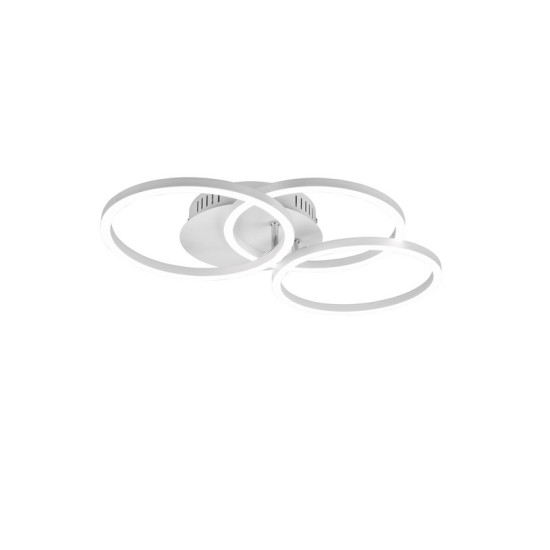 Trio Circle fehér LED mennyezeti lámpa (TRI-R62823131) LED 1 izzós IP20