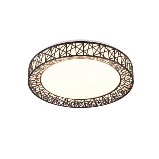 Trio Cluster fekete LED mennyezeti lámpa (TRI-R67321102) LED 1 izzós IP20