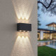 Trio Clyde antracit LED kültéri falikar (TRI-240760142) LED 2 izzós IP54