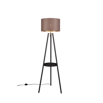 Trio Colette fekete-barna állólámpa (TRI-R41561032) E27 1 izzós IP20