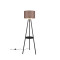 Trio Colette fekete-barna állólámpa (TRI-R41561032) E27 1 izzós IP20