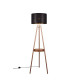 Trio Colette barna-fekete állólámpa (TRI-R41561065) E27 1 izzós IP20
