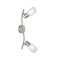 Trio Colmar matt nikkel-opál mennyezeti spotlámpa (TRI-R80022007) E14 2 izzós IP20