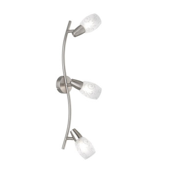 Trio Colmar matt nikkel-opál mennyezeti spotlámpa (TRI-R80023007) E14 3 izzós IP20