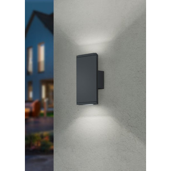 Trio Colorado antracit LED kültéri falikar (TRI-228460242) LED 2 izzós IP54