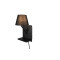 Trio Comfort fekete falikar (TRI-262670132) E14 1 izzós IP20