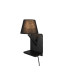 Trio Comfort fekete falikar (TRI-262670132) E14 1 izzós IP20