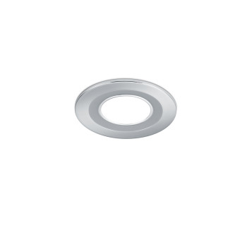 Trio Core króm-fehér LED beépíthető lámpa (TRI-652510106) LED 1 izzós IP20
