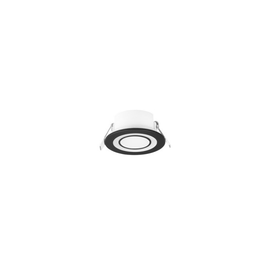 Trio Core fekete-fehér LED beépíthető lámpa (TRI-652510132) LED 1 izzós IP20