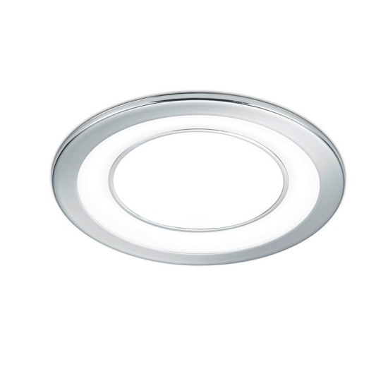 Trio Core króm-fehér LED beépíthető lámpa (TRI-652610106) LED 1 izzós IP20
