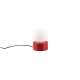Trio Countess piros-fehér asztali lámpa (TRI-R59051010) E14 1 izzós IP20