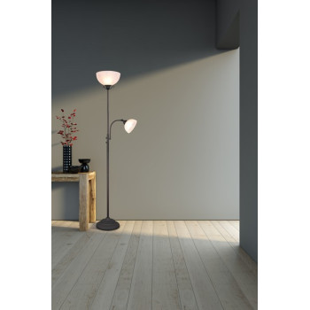 Trio Country rozsdabarna állólámpa (TRI-R46322024) E27+E14 2 izzós IP20