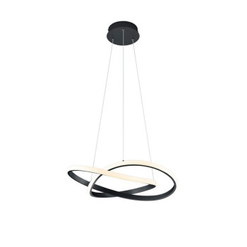 Trio Course fekete LED függesztett lámpa (TRI-R32051132) LED 1 izzós IP20