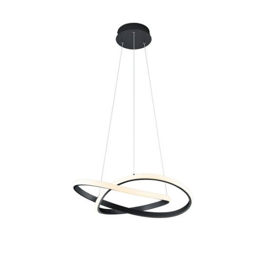 Trio Course fekete LED függesztett lámpa (TRI-R32051132) LED 1 izzós IP20