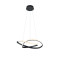 Trio Course fekete LED függesztett lámpa (TRI-R32051132) LED 1 izzós IP20