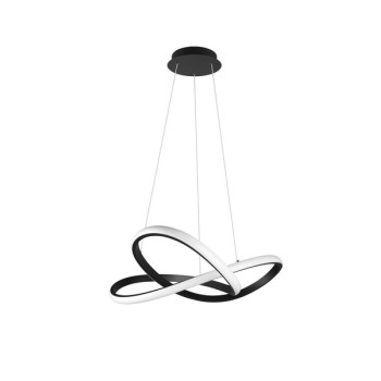Trio Course fekete LED függesztett lámpa (TRI-R32051432) LED 1 izzós IP20