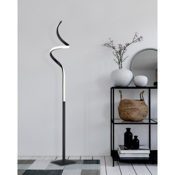 Trio Course fekete LED állólámpa (TRI-R42051132) LED 1 izzós IP20