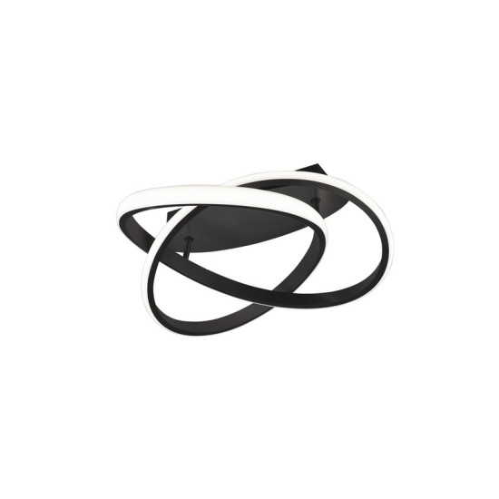 Trio Course fekete LED mennyezeti lámpa (TRI-R62051132) LED 1 izzós IP20
