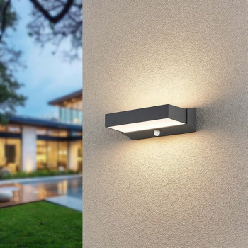 Trio Cuando anracit-fehér LED kültéri falikar (TRI-226669242) LED 1 izzós IP54