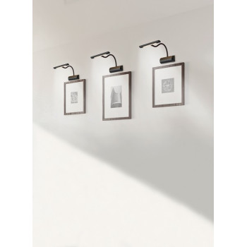 Trio Curtis fekete LED képvilágító (TRI-279770132) LED 1 izzós IP20