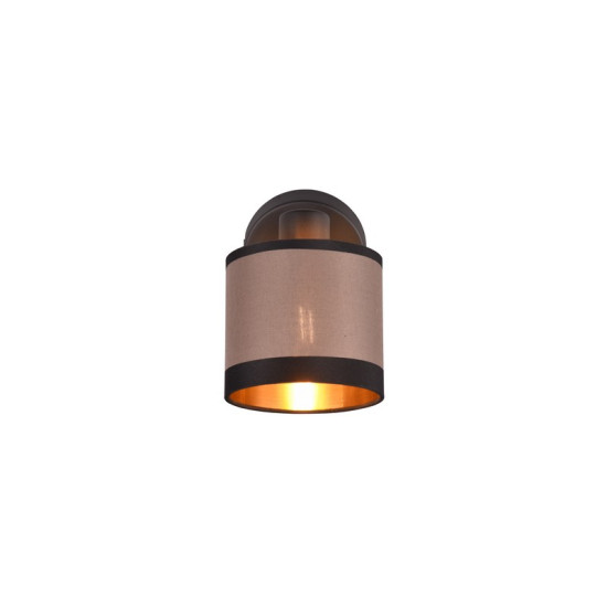 Trio Davos barna-fekete falikar (TRI-R81551741) E14 1 izzós IP20